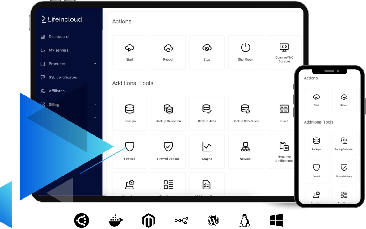 Serverpanel – Administrér og overvåg VPS nemt - Serverkontrolpanel